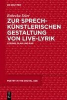Rebecka Dürr - Zur Sprechkünstlerischen Gestaltung Von Live-Lyrik: Lesung, Slam Und Rap, Inbunden