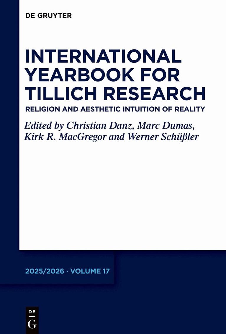 Christian Danz, Marc Dumas, Kirk R. MacGregor, Werner Schüßler - Religion and Aesthetic Intuition of Reality, Inbunden