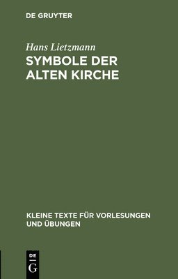 bokomslag Symbole Der Alten Kirche