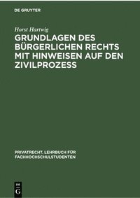 bokomslag Grundlagen Des Bürgerlichen Rechts Mit Hinweisen Auf Den Zivilprozeß