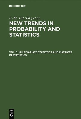 bokomslag Multivariate Statistics and Matrices in Statistics