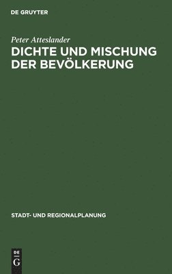 bokomslag Dichte und Mischung der Bevlkerung