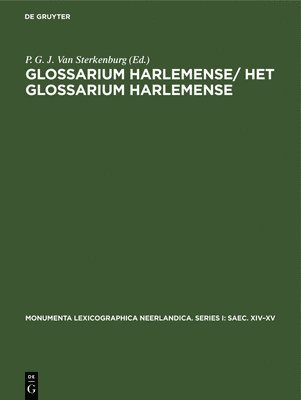 bokomslag Glossarium Harlemense/ Het Glossarium Harlemense