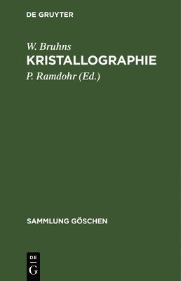 bokomslag Kristallographie