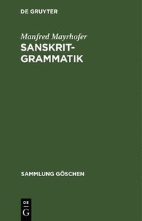 bokomslag Sanskrit-Grammatik