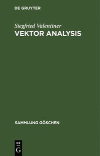 bokomslag Vektor Analysis