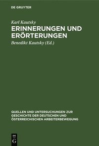 bokomslag Erinnerungen Und Errterungen