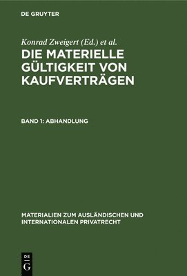 Konrad Zweigert, Unidroit(international Institute for the Unification of Private Law), Max-Planck-Institut Für Ausländisches Und Internationales Privatrecht - Abhandlung, Inbunden