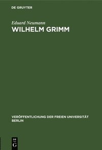 bokomslag Wilhelm Grimm