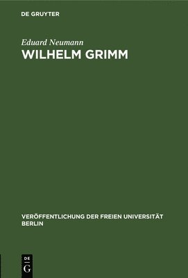 Wilhelm Grimm 1