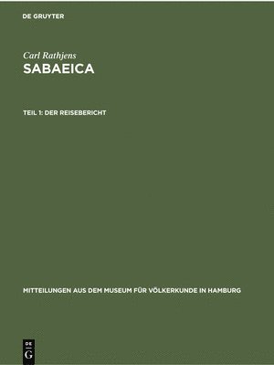 Carl Rathjens - Reisebericht, Inbunden