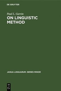 bokomslag On Linguistic Method