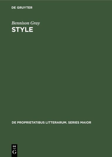 Bennison Gray - Style, Inbunden