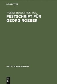 bokomslag Festschrift Fr Georg Roeber