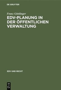 bokomslag Edv-Planung in Der ffentlichen Verwaltung