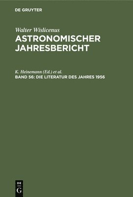 Die Literatur Des Jahres 1956 1