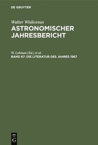 bokomslag Die Literatur Des Jahres 1967
