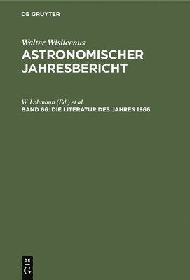 Die Literatur Des Jahres 1966 1