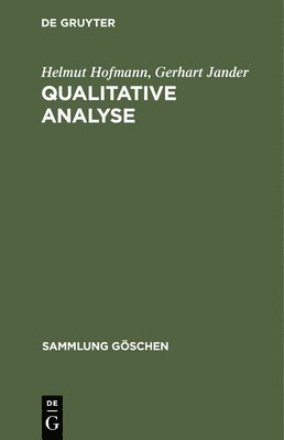 bokomslag Qualitative Analyse