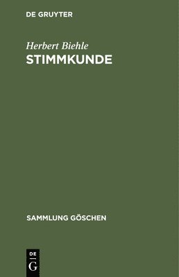 Stimmkunde 1