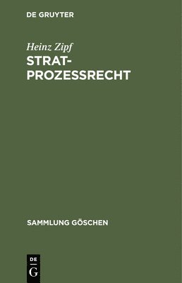 bokomslag Stratprozeßrecht