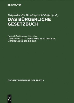 bokomslag Lieferung §§ 433 Bis 534. Lieferung §§ 688 Bis 700
