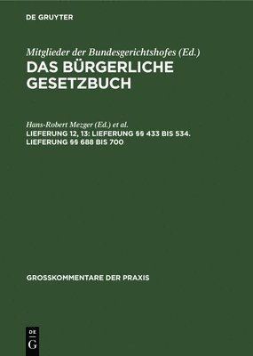 bokomslag Lieferung  433 Bis 534. Lieferung  688 Bis 700