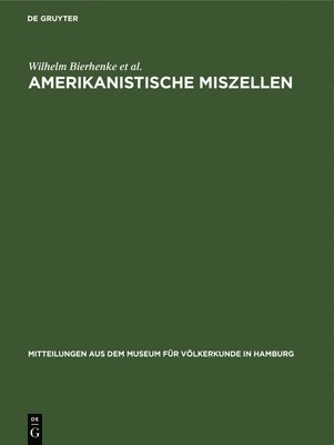 bokomslag Amerikanistische Miszellen