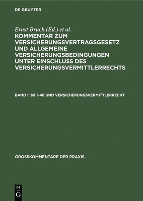 bokomslag  1-48 Und Versicherungsvermittlerrecht