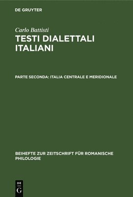 Carlo Battisti - Italia Centrale E Meridionale, Inbunden