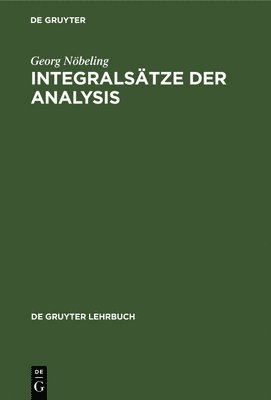 Integralstze Der Analysis 1