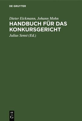 Handbuch Fr Das Konkursgericht 1