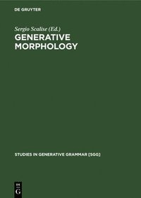 bokomslag Generative Morphology