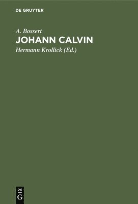 bokomslag Johann Calvin