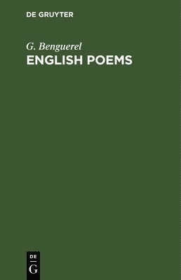 bokomslag English Poems