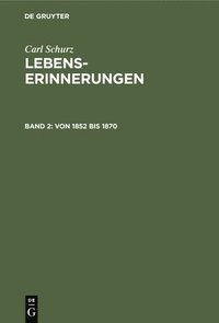 bokomslag Von 1852 Bis 1870