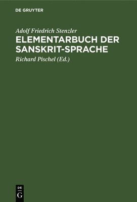 bokomslag Elementarbuch Der Sanskrit-Sprache