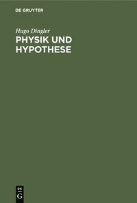 bokomslag Physik Und Hypothese