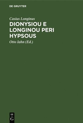 Dionysiou E Longinou Peri Hypsous 1