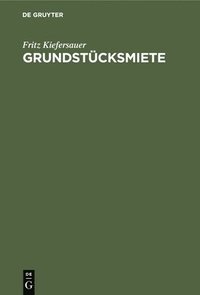 bokomslag Grundstücksmiete