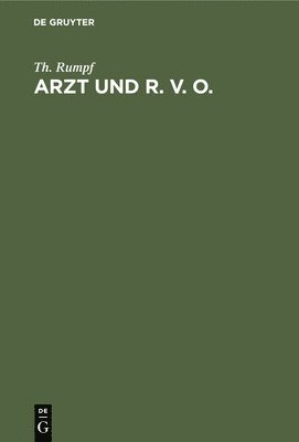 bokomslag Arzt Und R. V. O.