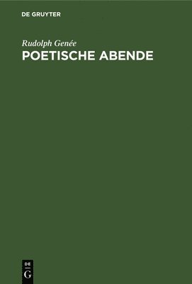 bokomslag Poetische Abende