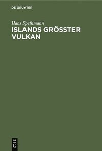 bokomslag Islands Grsster Vulkan