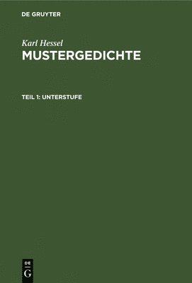 Karl Hessel - Unterstufe, Inbunden