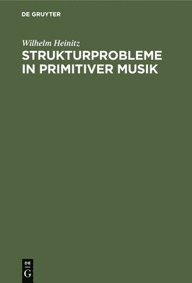 Strukturprobleme in primitiver Musik 1