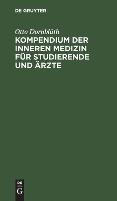bokomslag Kompendium Der Inneren Medizin Für Studierende Und Ärzte