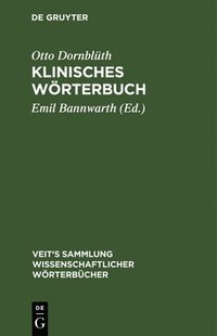 bokomslag Klinisches Wörterbuch