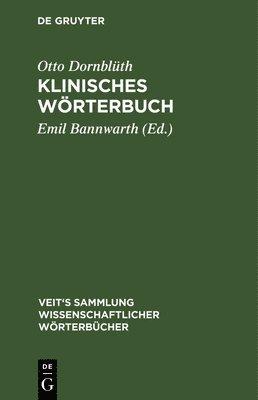 bokomslag Klinisches Wrterbuch