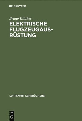 bokomslag Elektrische Flugzeugausrstung