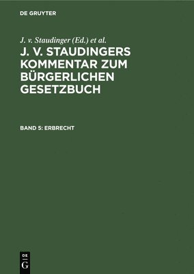 Felix Herzfelder - Erbrecht, Inbunden